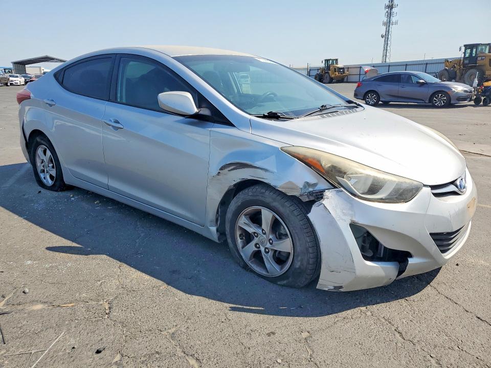 2014 Hyundai VIN 5NPDH4AE9EH464071 COPART salvage auction — FRONT END, Ca - Salvage Certificate, sold $925 on 2026-07-23 (photo 4)