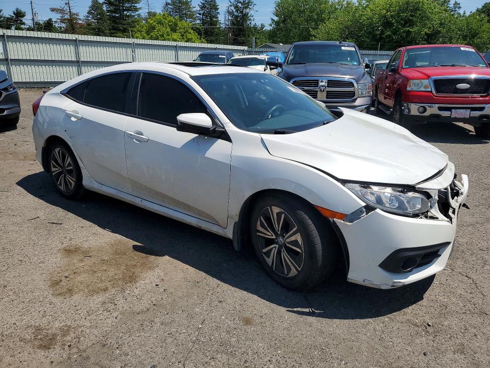 2018 Honda Civic VIN JHMFC1F77JX028414 COPART salvage auction — FRONT END, Pa - Certificate Of Salvage, sold $2,350 on 2026-07-14 (photo 4)