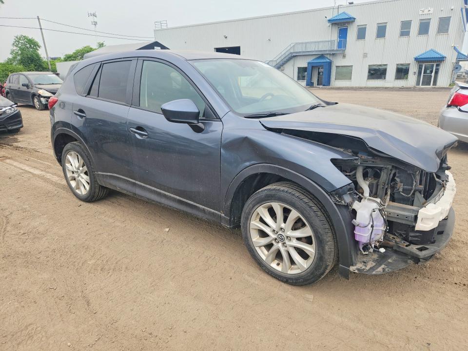 2013 Mazda Cx-5 VIN JM3KE4DEXD0134423 COPART salvage auction — FRONT END, Qc - Gravement Accidente, sold $3,350 on 2026-07-14 (photo 4)