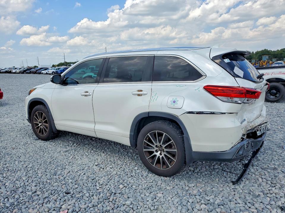 2018 Toyota Highlander VIN 5TDDZRFH7JS896191 COPART salvage auction — REAR END, Fl - Cert Of Title Slvg Rebuildable, sold $8,500 on 2026-07-28 (photo 2)