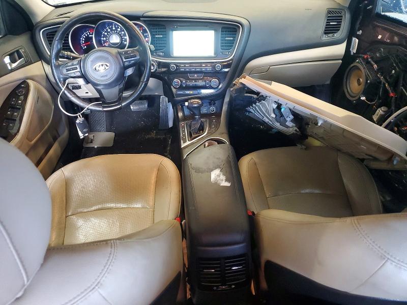 2015 Kia Optima VIN 5XXGN4A79FG449154 COPART salvage auction — FRONT END, Va - Certificate Of Title, sold $500 on 2026-07-07 (photo 8)