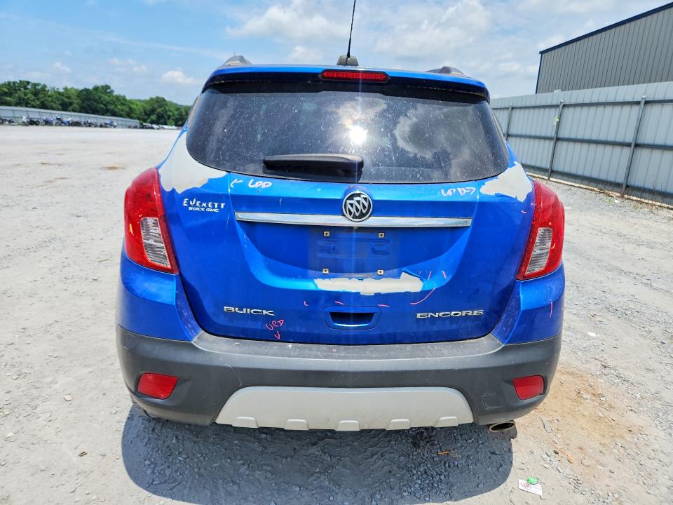 2016 Buick Encore VIN KL4CJBSB2GB567842 COPART salvage auction — FRONT END, Nc - Salvage Certificate Of Title, sold $775 on 2026-07-08 (photo 6)