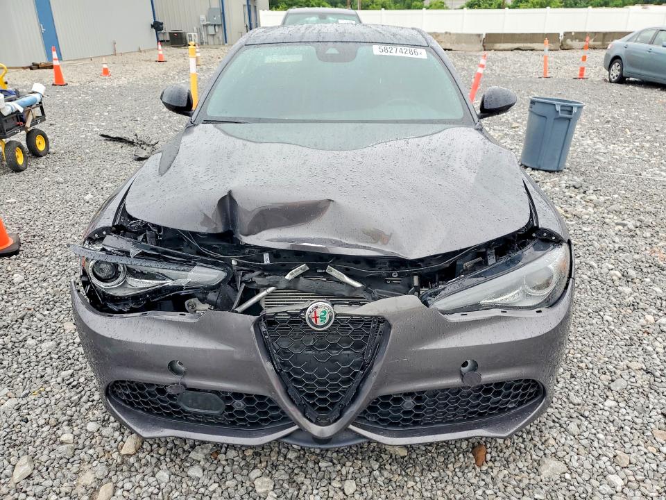 2022 Alfa romeo VIN ZARFANBN0N7659813 COPART salvage auction — FRONT END, Oh - Cert Of Title-Salvage, sold $10,700 on 2026-07-02 (photo 5)