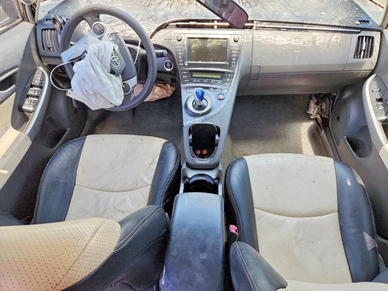 2010 Toyota Prius VIN JTDKN3DU7A5179702 COPART salvage auction — ROLLOVER, Ca - Salvage Certificate, sold $275 on 2026-07-13 (photo 8)