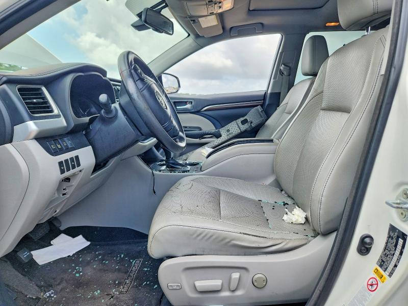 2014 Toyota Highlander VIN 5TDYKRFH1ES013133 COPART salvage auction — FRONT END, Ms - Certificate Of Title, sold $5,300 on 2026-07-16 (photo 7)