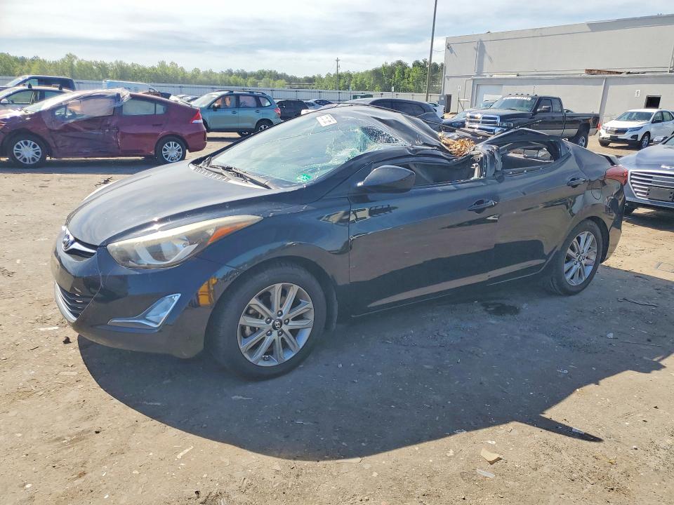 2015 Hyundai Elantra VIN KMHDH4AE6FU264655 COPART salvage auction — ALL OVER, Va - Cert Of Title - Salvage, sold $1,250 on 2026-07-08 (photo 1)