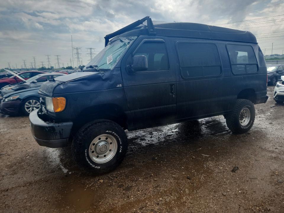2003 Ford Econoline VIN 1FDSE34S23HA83598 COPART salvage auction — FRONT END, Il - Salvage Certificate, sold $925 on 2026-07-29 (photo 1)