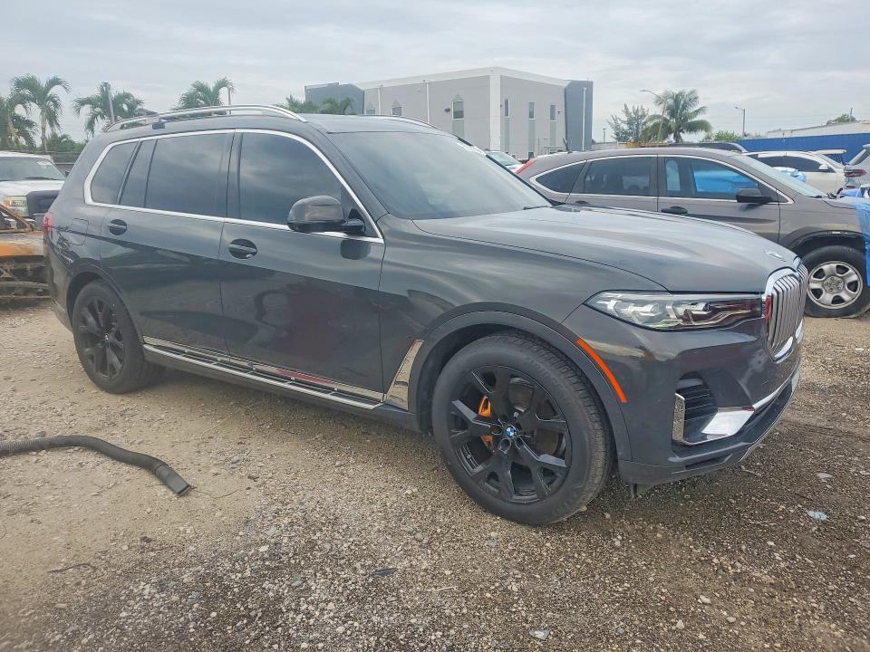 2021 BMW X7 VIN 5UXCW2C07M9G23024 COPART salvage auction — MECHANICAL, Fl - Certificate Of Destruction, sold $23,500 on 2026-08-28 (photo 4)