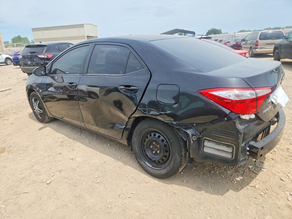 2015 Toyota Corolla VIN 5YFBURHE9FP351697 COPART salvage auction — REAR END, Ks - Cert Of Title-Salvage, sold $300 on 2026-07-30 (photo 2)