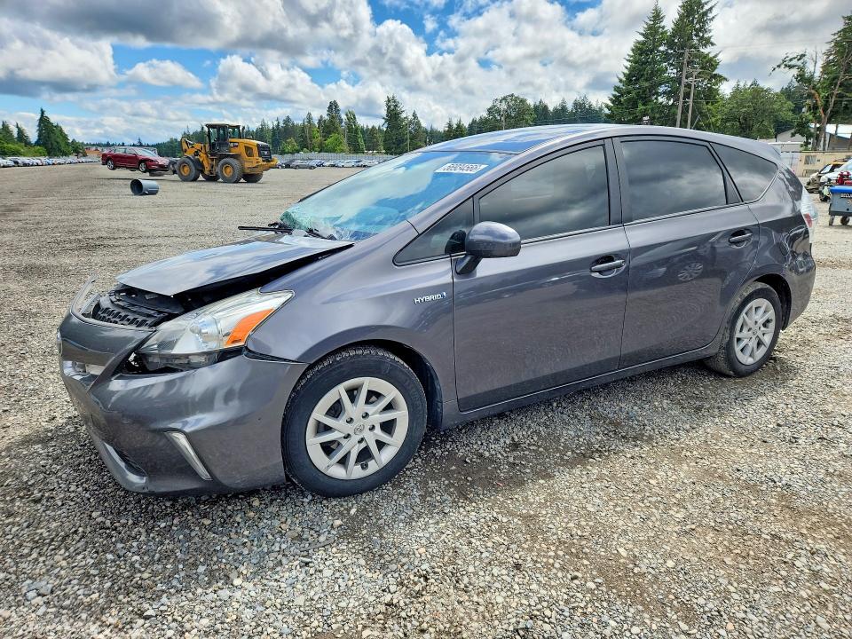 2014 Toyota Prius VIN JTDZN3EUXEJ015015 COPART salvage auction — FRONT END, Wa - Bill Of Sale, sold $1,650 on 2026-07-17 (photo 1)