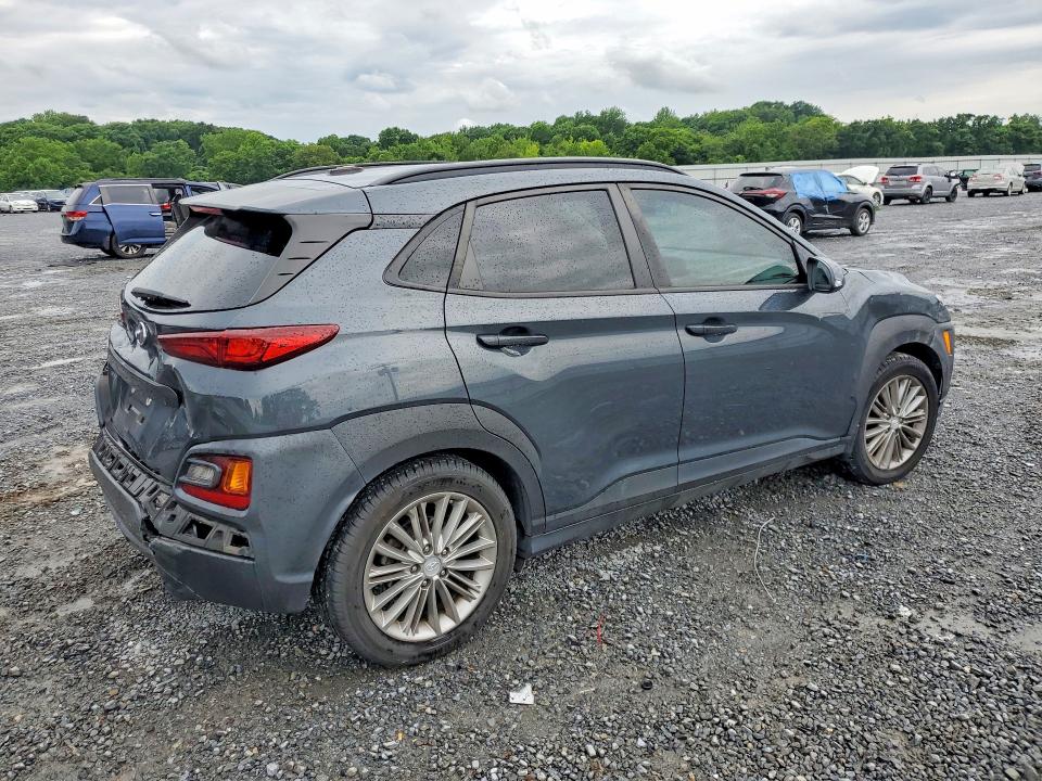 2018 Hyundai Kona VIN KM8K22AA8JU165919 COPART salvage auction — REAR END, Nc - Salvage Certificate Of Title, sold $3,150 on 2026-07-15 (photo 3)