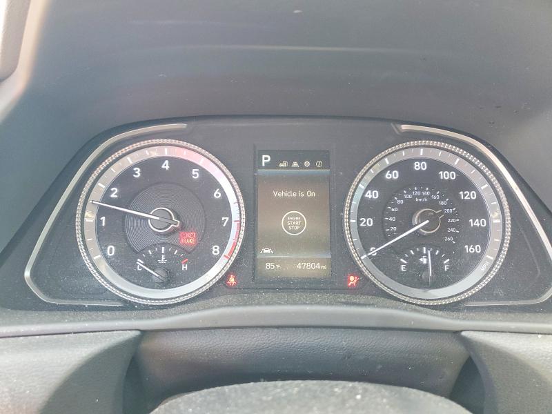 2021 Hyundai Sonata VIN KMHL64JA8MA164442 COPART salvage auction — REAR END, Ca - Salvage Certificate, sold $2,300 on 2026-07-28 (photo 9)