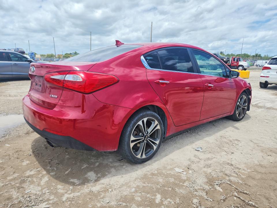 2014 Kia Forte VIN KNAFZ4A80E5064235 COPART salvage auction — FRONT END, Fl - Cert Of Title Slvg Rebuildable, sold $1,450 on 2026-07-16 (photo 3)