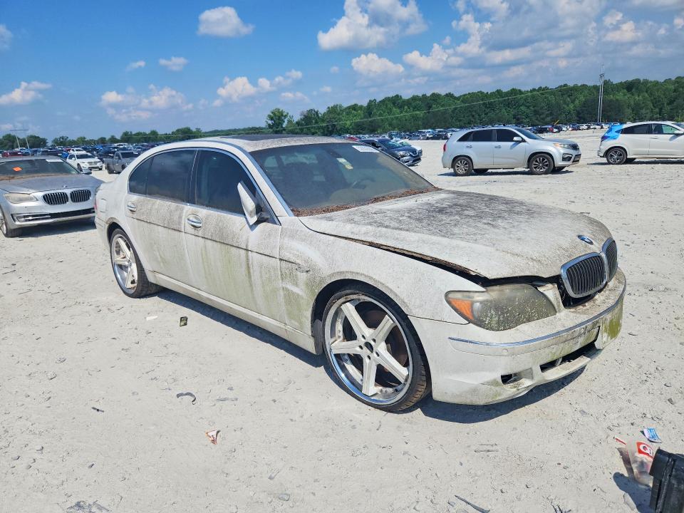 2007 BMW 7 series VIN WBAHN83517DT74546 COPART salvage auction — MINOR DENT/SCRATCHES, GA - CERTIFICATE OF TITLE (P), sold $500 on 2026-07-20 (photo 4)