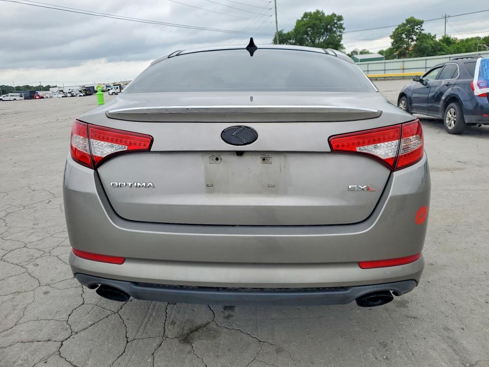2013 Kia Optima VIN 5XXGR4A62DG215849 COPART salvage auction — FRONT END, Tn - Salvage Certificate, sold $600 on 2026-07-13 (photo 6)