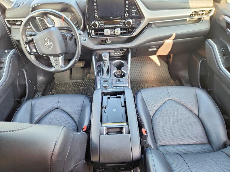2021 Toyota Highlander VIN 5TDDZRBH4MS159525 COPART salvage auction — FRONT END, ON - PERMIT SALVAGE, sold $14,600 on 2026-07-21 (photo 8)