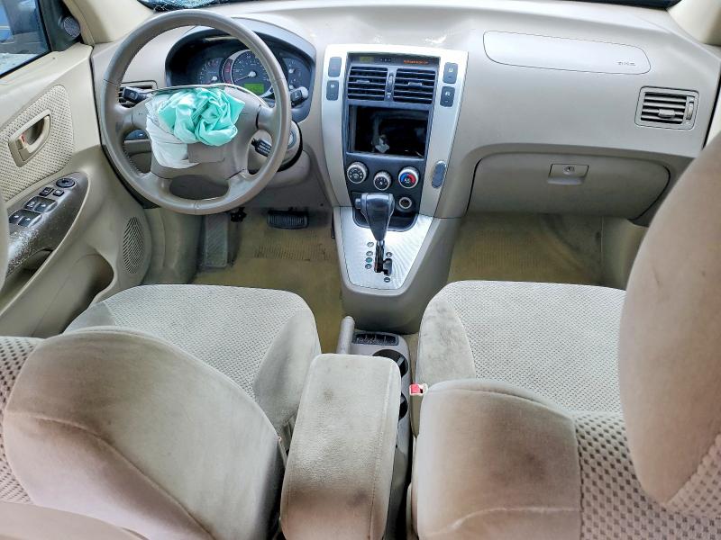 2006 Hyundai Tucson VIN KM8JN12D86U295017 COPART salvage auction — FRONT END, Fl - Cert Of Title Slvg Rebuildable, sold $375 on 2026-07-07 (photo 8)