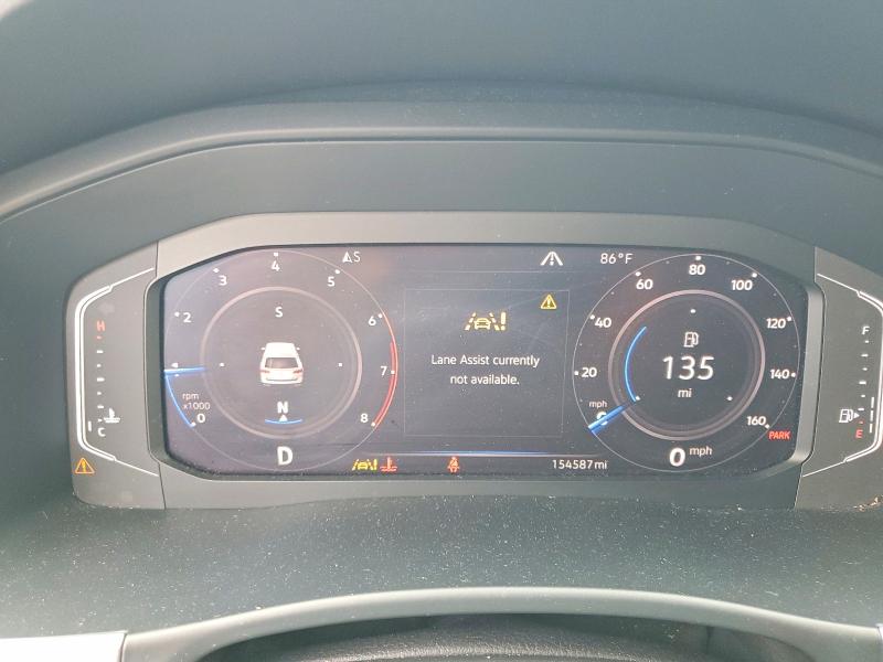 2021 Volkswagen Atlas VIN 1V2BR2CA0MC530972 COPART salvage auction — FRONT END, Fl - Certificate Of Destruction, sold $3,950 on 2026-07-10 (photo 9)
