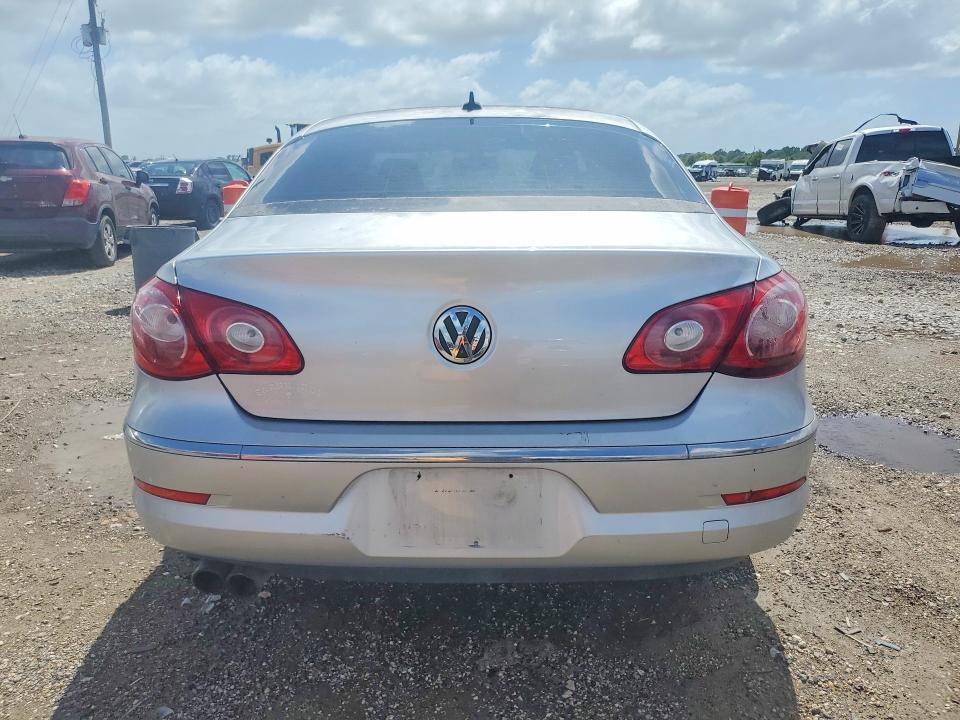 2010 Volkswagen Cc VIN WVWML7AN5AE503765 COPART salvage auction — FRONT END, TX - SALVAGE VEHICLE TITLE (P), sold $100 on 2026-07-30 (photo 6)