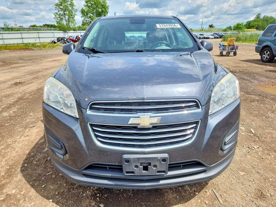 2016 Chevrolet VIN 3GNCJKSB0GL275487 COPART salvage auction — HAIL, Oh - Cert Of Title-Salvage, sold $900 on 2026-07-27 (photo 5)