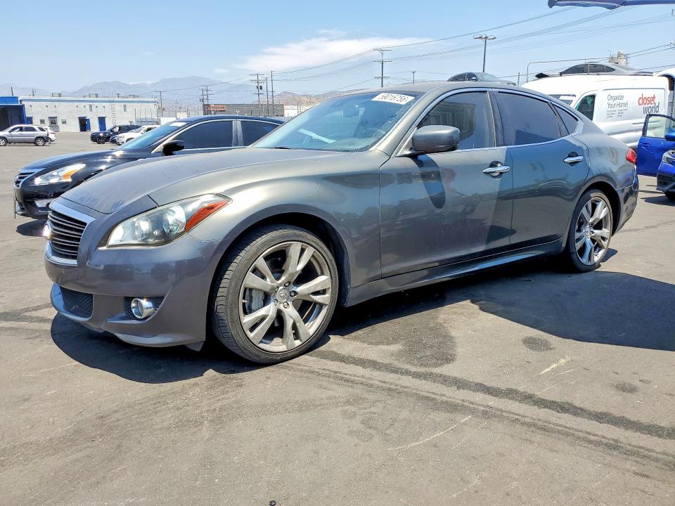 2012 Infiniti M VIN JN1BY1AP4CM334695 COPART salvage auction — REAR END, Ca - Salvage Certificate, sold $1,050 on 2026-07-06 (photo 1)