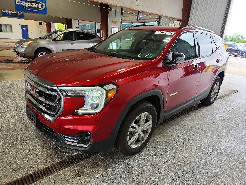 2022 Gmc Terrain VIN 3GKALYEV7NL168389 COPART salvage auction — HAIL, Ny - Mv-907A Salvage Certificate, sold $11,300 on 2026-07-06 (photo 1)