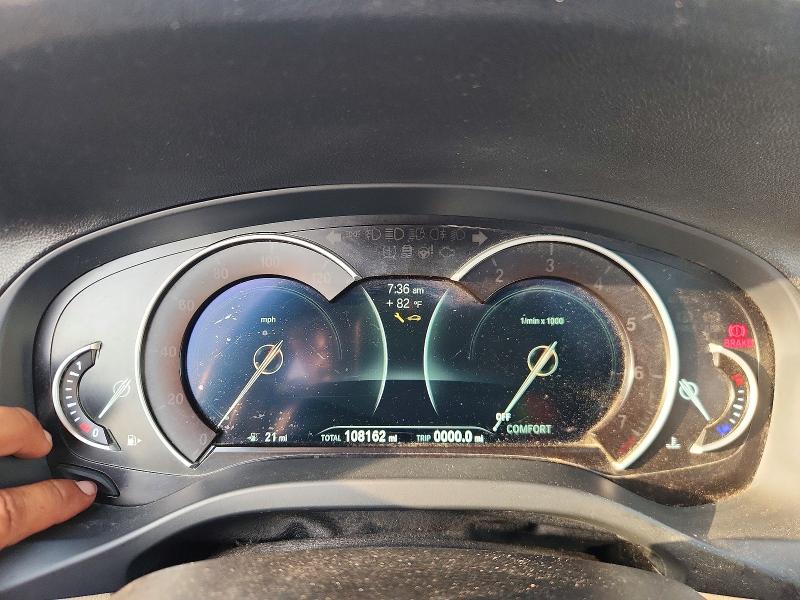 2019 BMW X3 VIN 5UXTR7C5XKLE97340 COPART salvage auction — REAR END, Tx - Certificate Of Title (P), sold $925 on 2026-07-09 (photo 9)