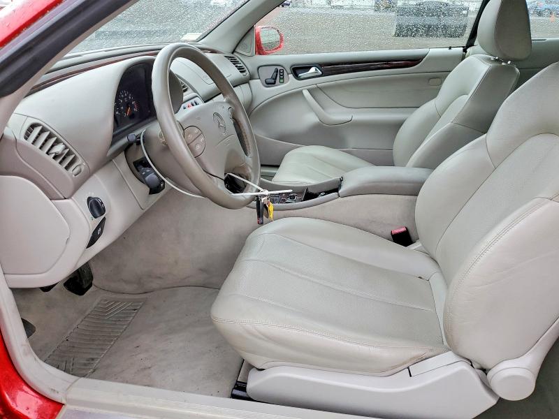 2001 Mercedes-benz Clk-class VIN WDBLK65G61T074893 COPART salvage auction — WATER/FLOOD, Ct - Cert Of Title-Flood Salvage, sold $525 on 2026-07-21 (photo 7)