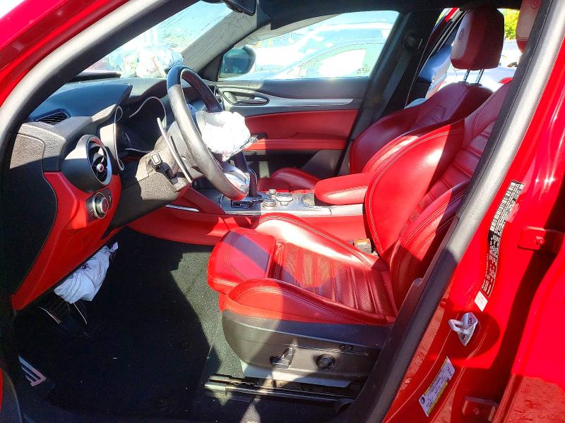 2021 Alfa romeo VIN ZASPAKBN5M7D18815 COPART salvage auction — FRONT END, Ca - Dis/Dlr/Exp Only Clean Title (P), sold $3,950 on 2026-07-20 (photo 7)