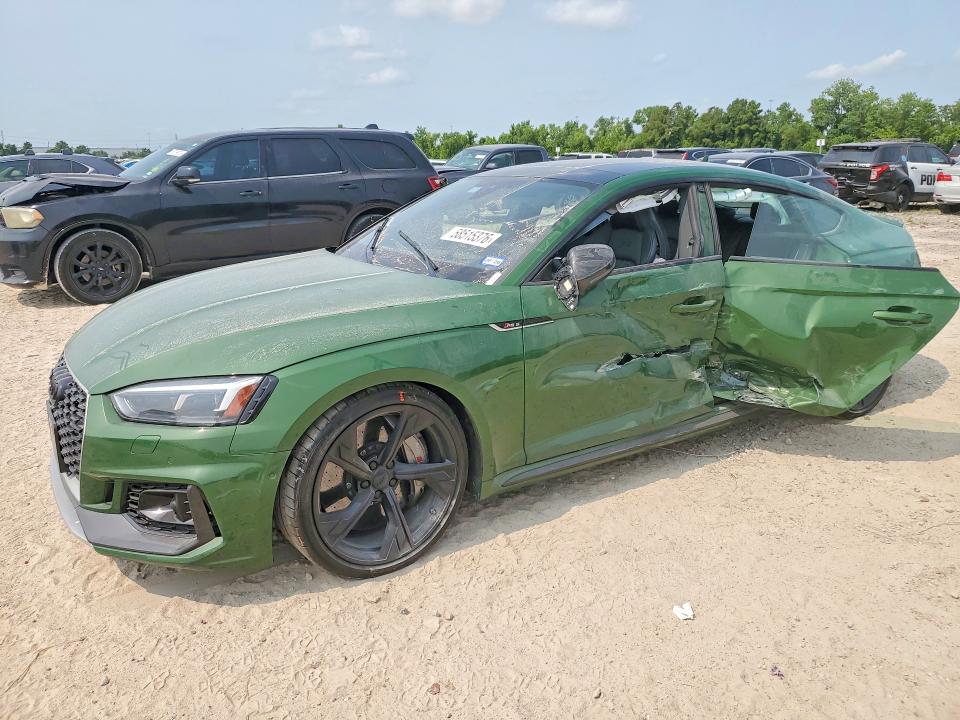 2019 Audi VIN WUABWCF55KA900338 COPART salvage auction — SIDE, TX - SALVAGE VEHICLE TITLE (P), sold $11,200 on 2026-07-24 (photo 1)