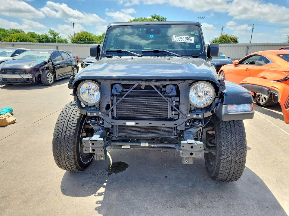 2020 Jeep Wrangler / VIN 1C4HJXEG7LW297476 COPART salvage auction — FRONT END, Tx - Salvage Vehicle Title, sold $12,100 on 2026-07-09 (photo 5)