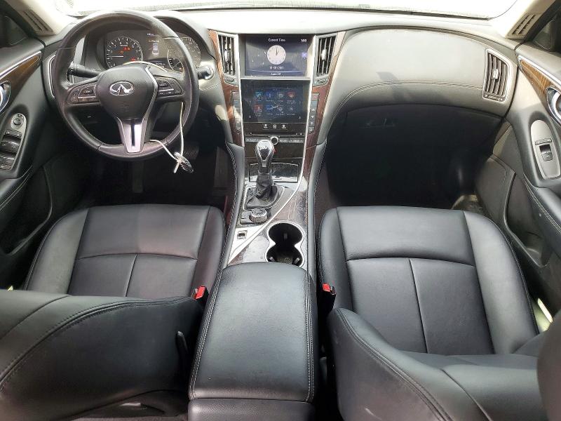 2018 Infiniti Q50 VIN JN1EV7AR7JM445197 COPART salvage auction — FRONT END, IN - CERT OF TITLE - REBUILT VEHICL, sold $3,700 on 2026-07-27 (photo 8)