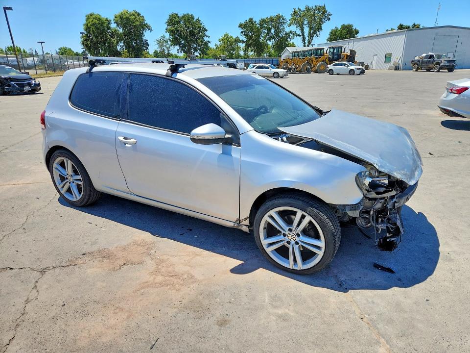 2010 Volkswagen Golf VIN WVWAB7AJ8AW167400 COPART salvage auction — FRONT END, Ca - Salvage Certificate, sold $10 on 2026-08-03 (photo 4)
