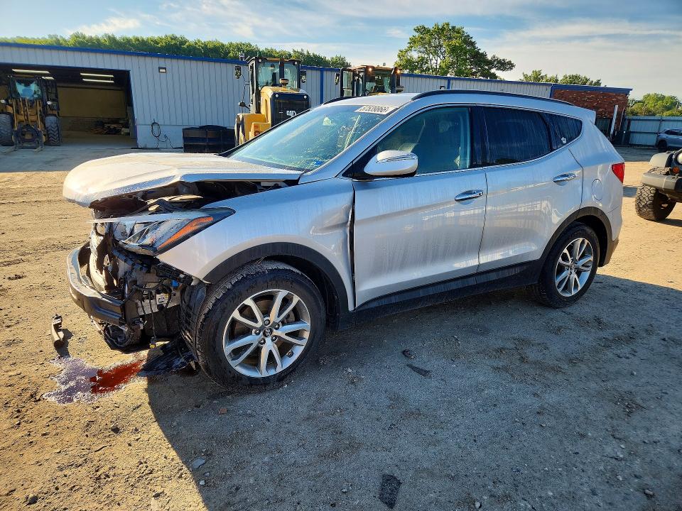 2014 Hyundai Santa fe VIN 5XYZUDLA4EG175232 COPART salvage auction — FRONT END, Salvage Title, sold $750 on 2026-07-07 (photo 1)