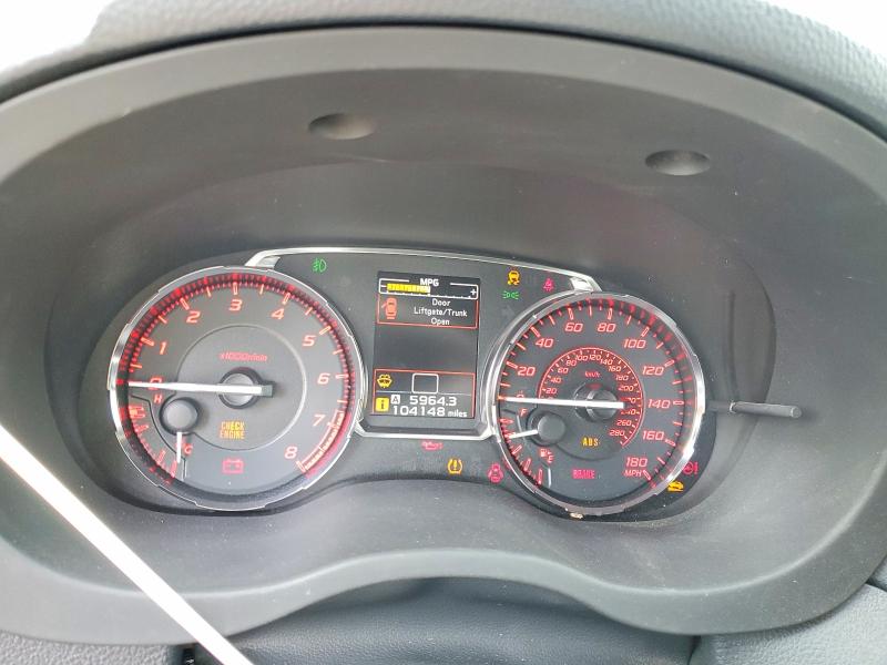 2017 Subaru Wrx VIN JF1VA1B66H9837052 COPART salvage auction — FRONT END, Ny - Mv-907A Salvage Certificate, sold $1,950 on 2026-07-13 (photo 9)