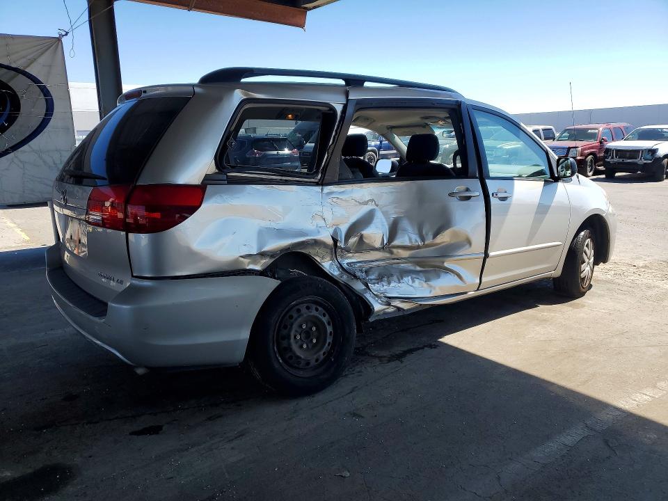 2004 Toyota Sienna VIN 5TDZA23C84S184516 COPART salvage auction — SIDE, Ca - Salvage Certificate, sold $70 on 2026-07-21 (photo 3)