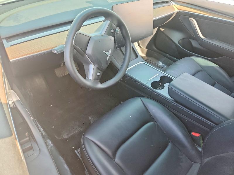 2022 Tesla Model 3 VIN 5YJ3E1EB9NF163933 COPART salvage auction — REAR END, Tx - Salvage Vehicle Title, sold $6,900 on 2026-07-31 (photo 8)