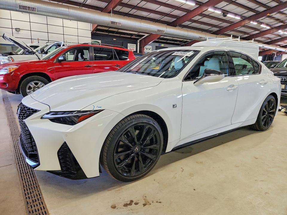 2024 Lexus Is VIN JTHGZ1E26R5037346 COPART salvage auction — FRONT END, Ct - Cert Of Title-Salvage, sold $16,000 on 2026-07-09 (photo 1)