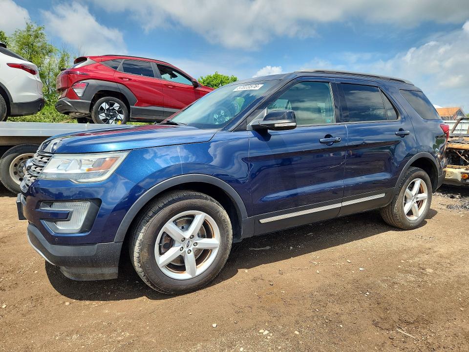 2016 Ford Explorer VIN 1FM5K8D80GGC37910 COPART salvage auction — MINOR DENT/SCRATCHES, Oh - Certificate Of Title (P), sold $4,250 on 2026-07-02 (photo 1)