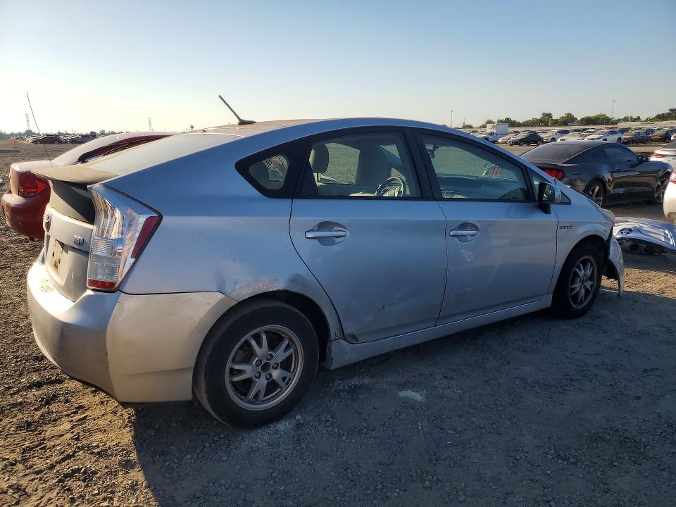 2011 Toyota Prius VIN JTDKN3DU1B0250956 COPART salvage auction — FRONT END, Ca - Salvage Certificate, sold $700 on 2026-07-09 (photo 3)