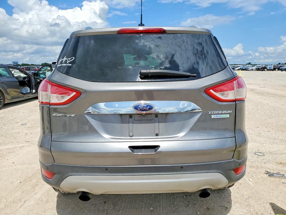 2014 Ford Escape VIN 1FMCU0J98EUA92615 COPART salvage auction — FRONT END, Tx - Salvage Vehicle Title, sold $350 on 2026-07-02 (photo 6)