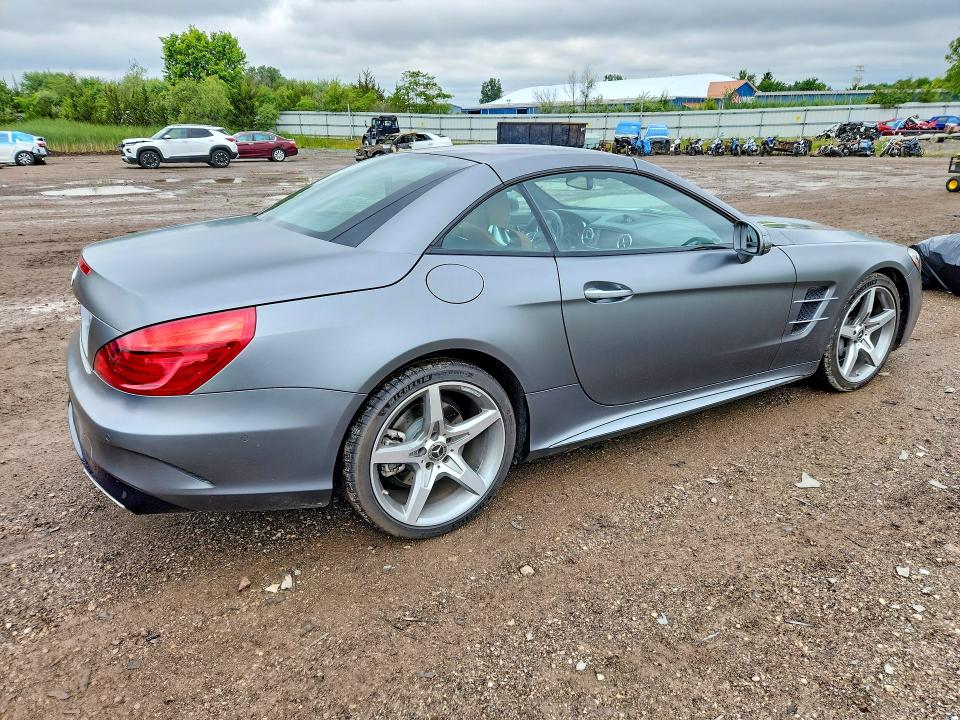 2018 Mercedes-benz Sl-class VIN WDDJK7DA3JF050583 COPART salvage auction — HAIL, Oh - Cert Of Title-Salvage, sold $32,000 on 2026-07-20 (photo 3)
