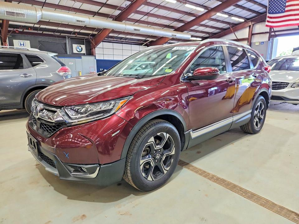 2019 Honda VIN 2HKRW2H90KH622074 COPART salvage auction — FRONT END, Ct - Cert Of Title-Salvage, sold $5,400 on 2026-07-02 (photo 1)
