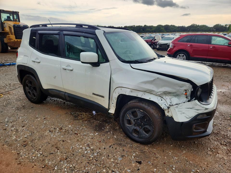 2016 Jeep Renegade VIN ZACCJABW6GPC61574 COPART salvage auction — FRONT END, AL - CERT OF TITLE-SALVAGE TITLE, sold $1,600 on 2026-07-29 (photo 4)