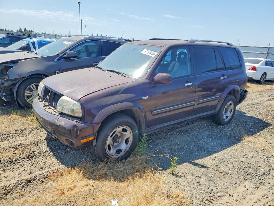 2002 Suzuki Xl7 VIN JS3TX92V224130235 COPART salvage auction — FRONT END, Ca - Salvage Certificate, sold $100 on 2026-07-20 (photo 1)