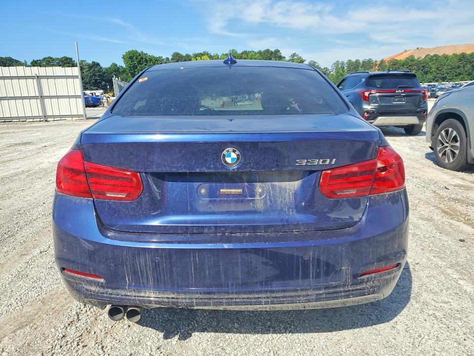 2017 BMW 3 series VIN WBA8B9G53HNU49915 COPART salvage auction — INTERIOR BURN, Ga - Cert Of Title-Salvage, sold $675 on 2026-07-13 (photo 6)