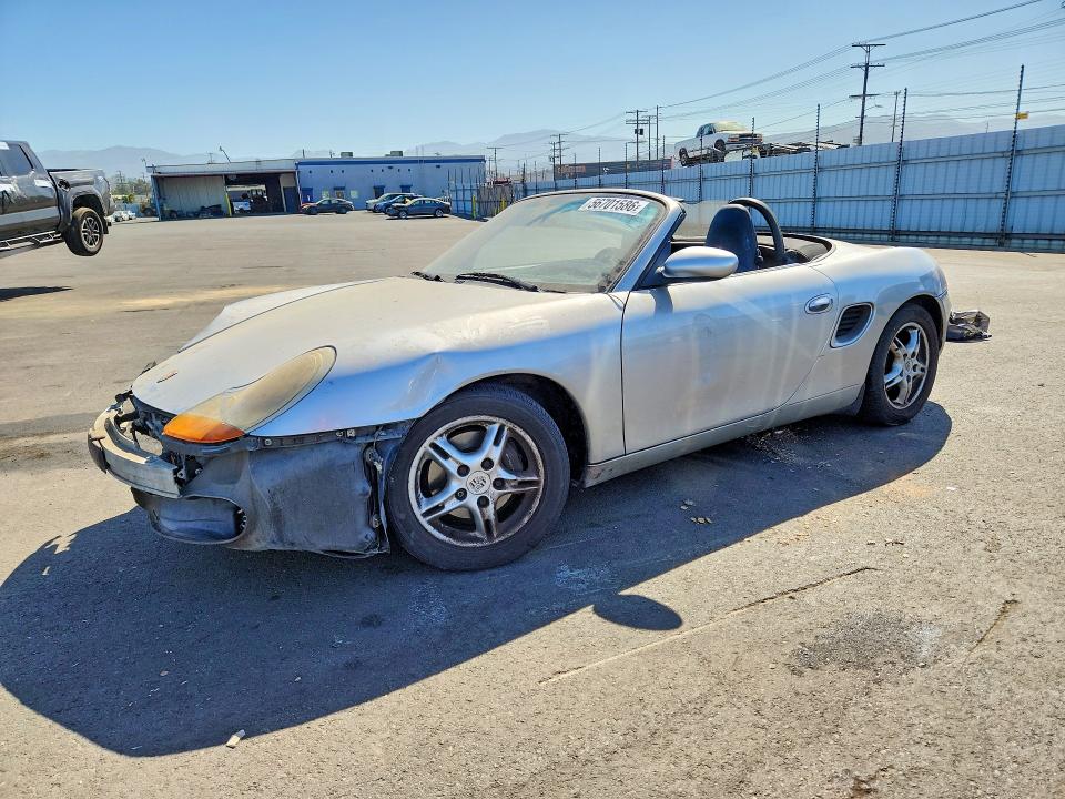 1997 Porsche Boxster VIN WP0CA2985VS624614 COPART salvage auction — FRONT END, Ca - Salvage Certificate, sold $1,100 on 2026-07-06 (photo 1)