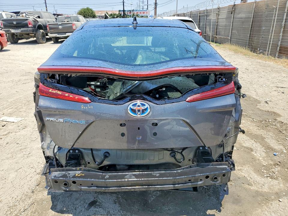 2017 Toyota Prius VIN JTDKARFP4H3046715 COPART salvage auction — REAR END, Ca - Salvage Certificate, sold $6,200 on 2026-07-02 (photo 6)