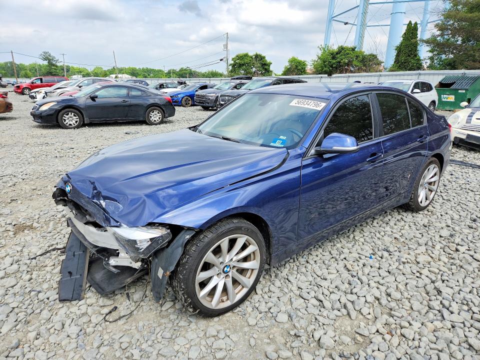 2016 BMW 3 series VIN WBA8E5G58GNU20246 COPART salvage auction — FRONT END, Nj - Cert Of Title-Salvage, sold $1,400 on 2026-07-06 (photo 1)