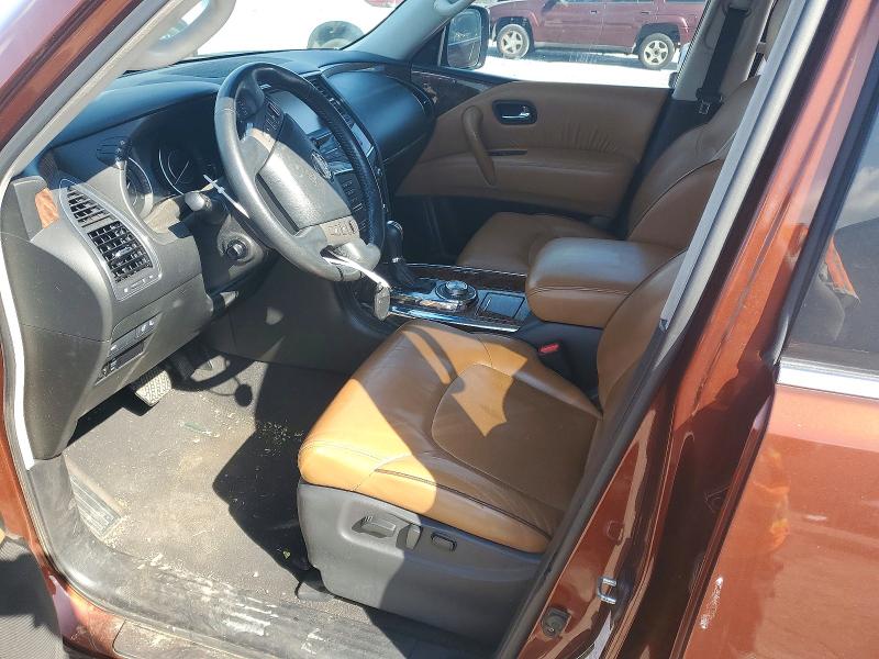 2017 Nissan Armada VIN JN8AY2NC8H9509101 COPART salvage auction — NORMAL WEAR, Tn - Certificate Of Title, sold $4,200 on 2026-07-21 (photo 7)